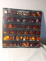 Front cover showing album title and concert film-strip design