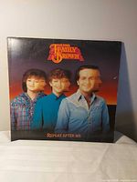 Front cover of The Family Brown "Repeat After Me" LP