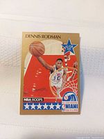 Front of 1990 NBA Hoops Dennis Rodman All-Star card