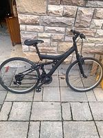 Full left side view of the bicycle