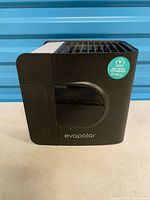 Side/front view of Evapolar cooler showing overall design