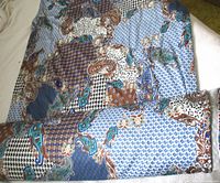 Full bolt view showing pattern and rolled edge