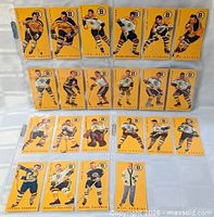 Full view of binder pages showing majority of cards