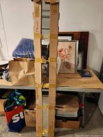 Packaged wavy-edge mirror front view