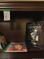 Shelf view showing both Elvis Presley volumes