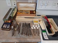 Overview of all items on countertop