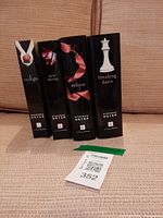 Spines of all four Twilight Saga hardcover books