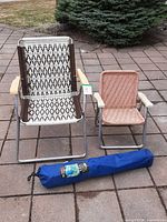 All three chairs: full-size, child-size, Ventura in bag