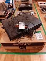 Sony PS-LX250H box with both turntables and cables visible