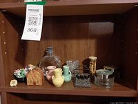 Full shelf view showing all items in lot