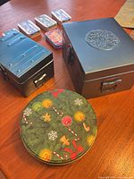 Group shot of all tins