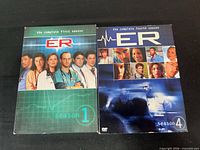 Front covers of both ER Season 1 and Season 4 box sets