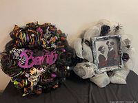 Both wreaths side by side showing overall lot contents
