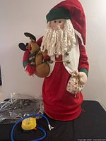 Full Santa figure assembled with pump and bag