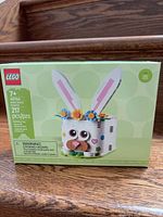 Front of sealed LEGO 40764 Easter Bunny box showing piece count and age rating