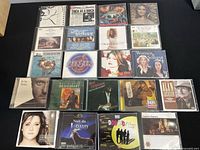 Top view showing all 20 CD jewel cases