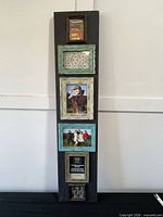 Full view of vertical six-opening frame