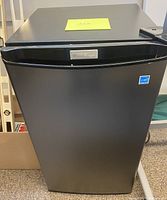 Front exterior view showing black stainless door and Danby badge