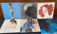 Front covers of all six LPs