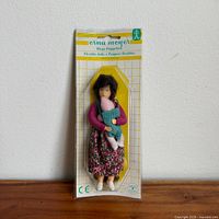 Front view of packaged Erna Meyer doll