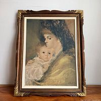 Front view showing artwork and frame