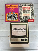 Three books: The Great TV Sitcom Book, Prime-Time Television, Television: The First Fifty Years