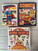 Front view of all three hardcover books