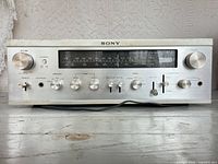 Front view of Sony STR-6050 receiver with all controls visible