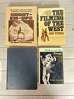 Front covers of all four western film books