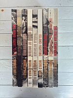 Row of nine Time-Life WWII books showing spines and titles