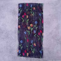 Full view of entire scarf laid flat