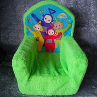 Front view showing full chair structure and colour