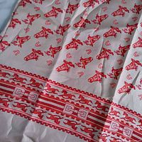 Close-up of horse head and horseshoe motifs