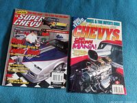 Front covers of both magazines