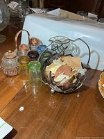 All items grouped on table