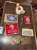 All items laid out on table for overview