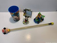 Group shot of all five Disney items on white background