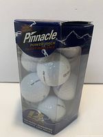 Front view of sealed Pinnacle Power Pack Power 392 12-pack golf balls