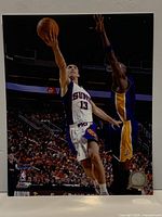 Color Steve Nash NBA photo with hologram