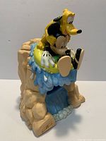 Front view of Mickey & Pluto Splash Mountain cup holder