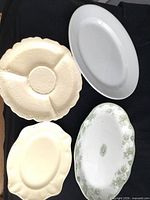 Group shot of all four serving pieces