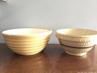 Both bowls side by side on table