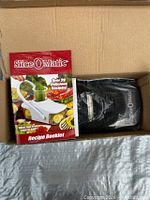 SliceOMatic booklet and main unit in box