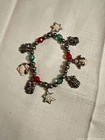 Full view of bracelet with all charms visible