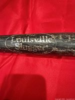 Close-up of Louisville Slugger Pro logo on barrel