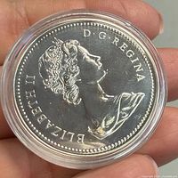 Obverse showing Queen Elizabeth II portrait with legend ELIZABETH II D G REGINA
