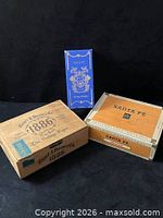 All three boxes front view