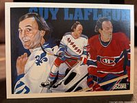 Front of 1991-92 Score Guy Lafleur Tribute card