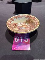 Top view showing full interior design of the trinket dish