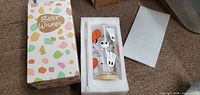 Glass tumbler with Halloween print and original box